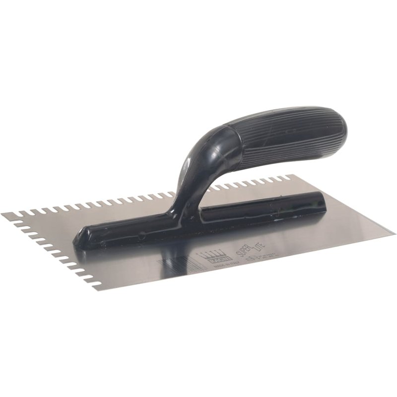 Ragni R231 Mastic Trowel U Notches Edge Plastic Handle 11 x 4.3/4in R231