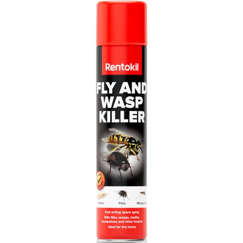 Rentokil Fly & Wasp Killer Spray 300ml FSF127RIS FSF127RIS