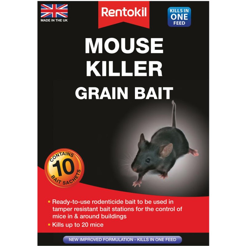 Rentokil Mouse Killer Grain x 10 PSM22 PSM22