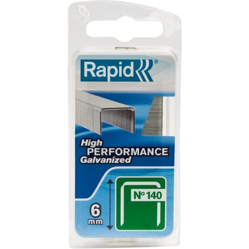 Rapid 140/6NB 6mm Galvanised Staples (Narrow Box 970) 40109513