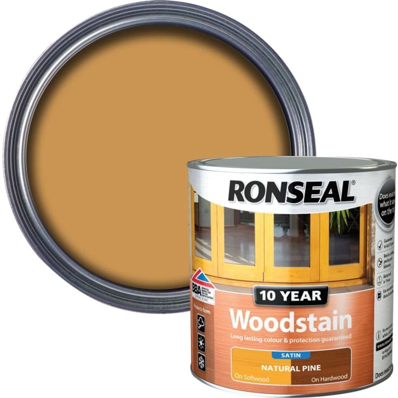Ronseal 10 Year Woodstain Natural Pine 750ml 38677
