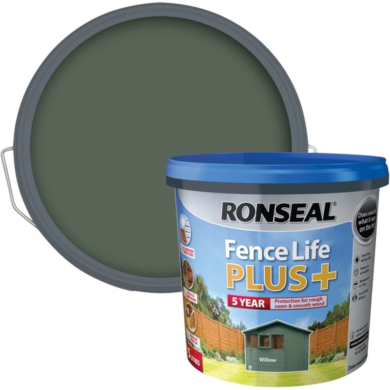 Ronseal Fence Life+ Willow 5L 37626