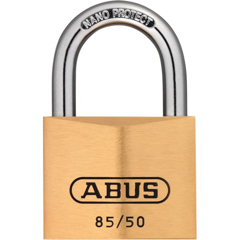 ABUS Mechanical 85/50mm Brass Padlock Carded 10035435-01