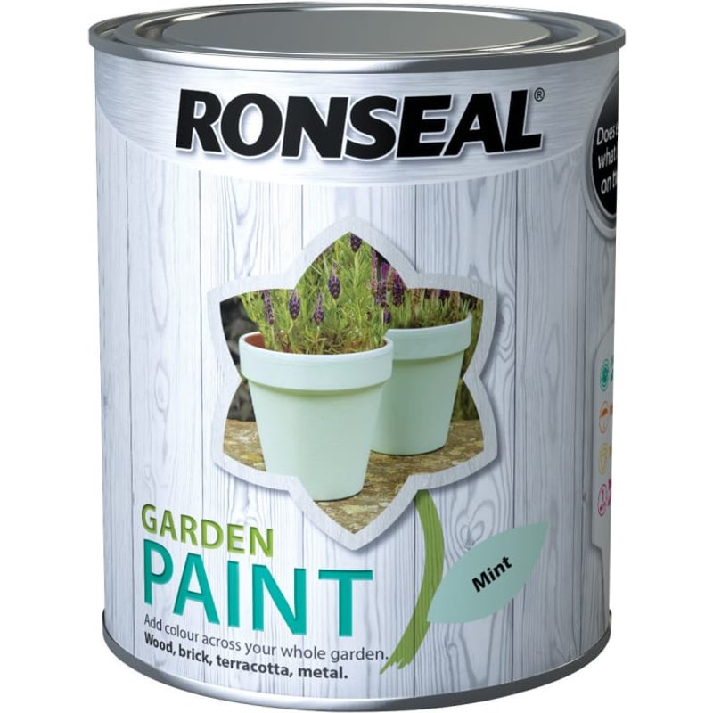Ronseal Garden Paint Mint 750ml 38267