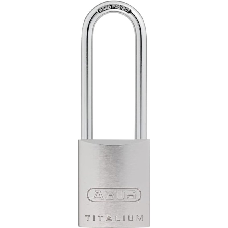 ABUS Mechanical 86TI/45mm TITALIUM™ Padlock Without Cylinder 80mm Long Shackle 10004391-01