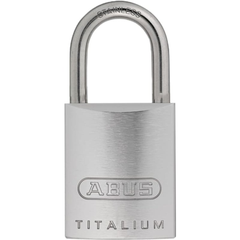 ABUS Mechanical 86TIIB/45mm TITALIUM™ Padlock Without Cylinder Stainless Steel Shackle 10027779-01