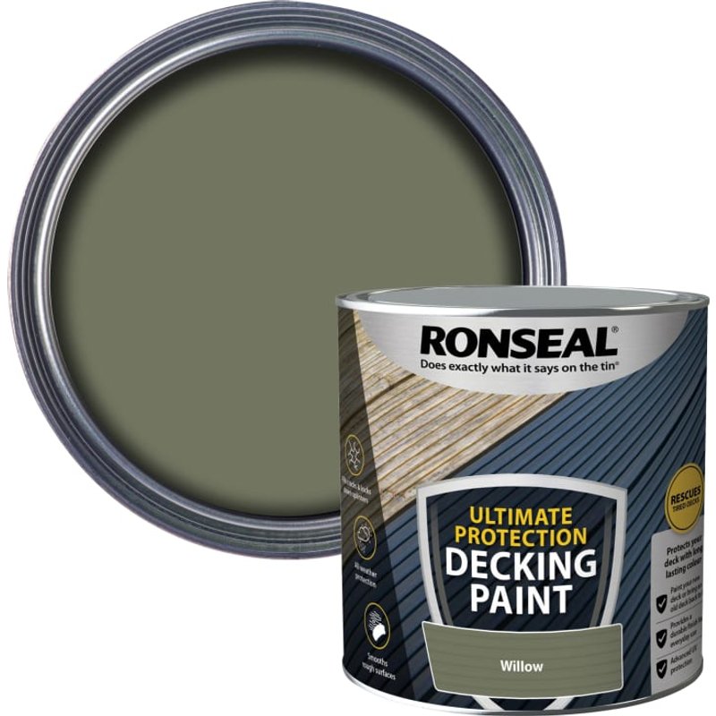 Ronseal Ultimate Protection Decking Stain Willow 2.5 litre 39223
