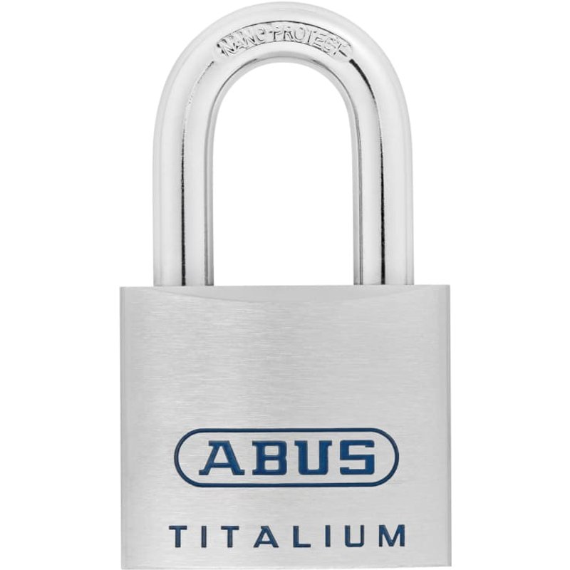 ABUS Mechanical 96CSTI/50mm TITALIUM™ Padlock Keyed Alike KA7566 10070878-01