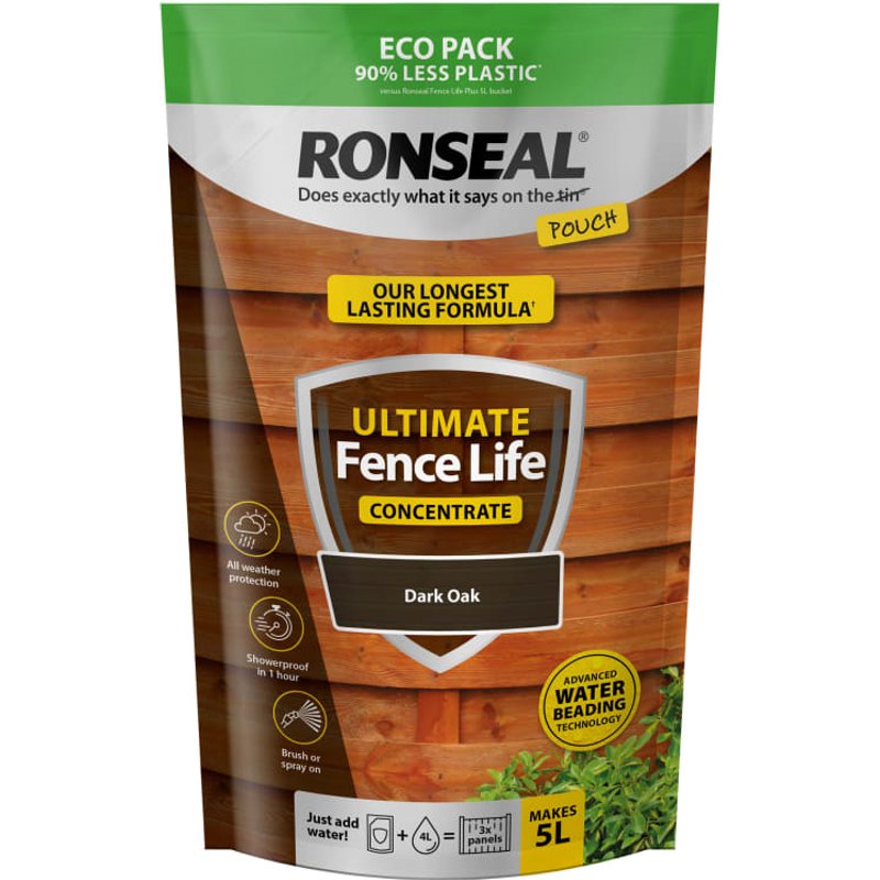 Ronseal Ultimate Fence Life Concentrate Dark Oak 950ml 39383