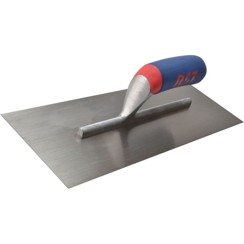 R.S.T. Plasterer's Finishing Trowel Carbon Steel Soft Touch Handle 16 x 4.1/2in RTR16S
