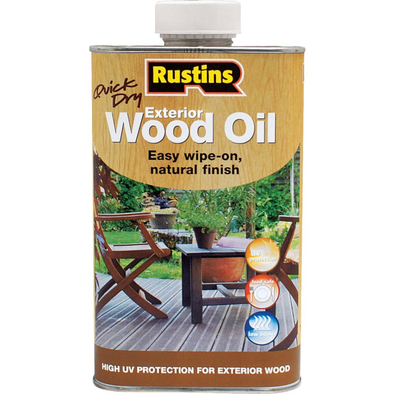 Rustins Exterior Wood Oil 1 litre EWDOIL1000