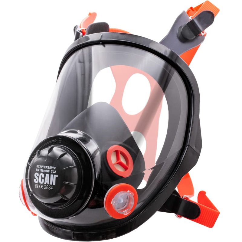 Scan Twin Full Face Respirator No Filters FSM9800