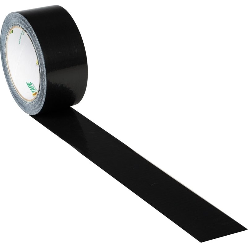 Shurtape Duck TapeĀ® 48mm x 18.2m Black 1265013
