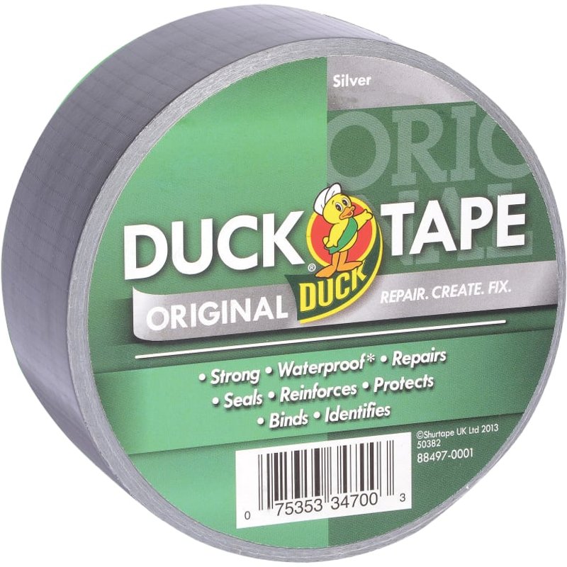 Shurtape Duck TapeĀ® Original Trade Pack 50mm x 50m Silver 222226