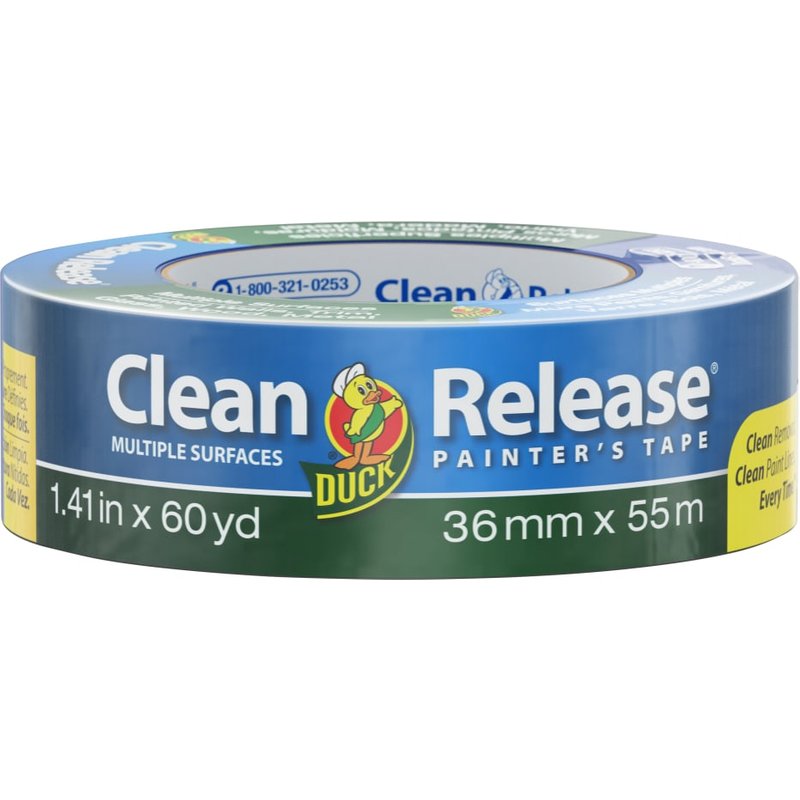 Shurtape DuckĀ® Clean ReleaseĀ® Masking Tape 36mm x 55m 240194