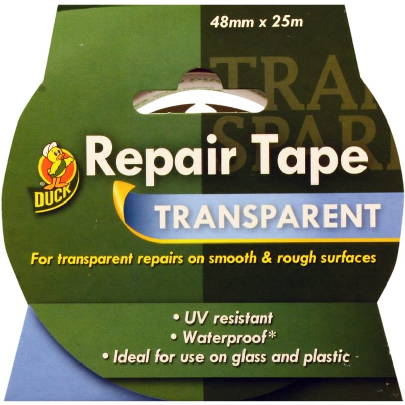 Shurtape Duck TapeĀ® Repair Tape Transparent 48mm x 25m 260195