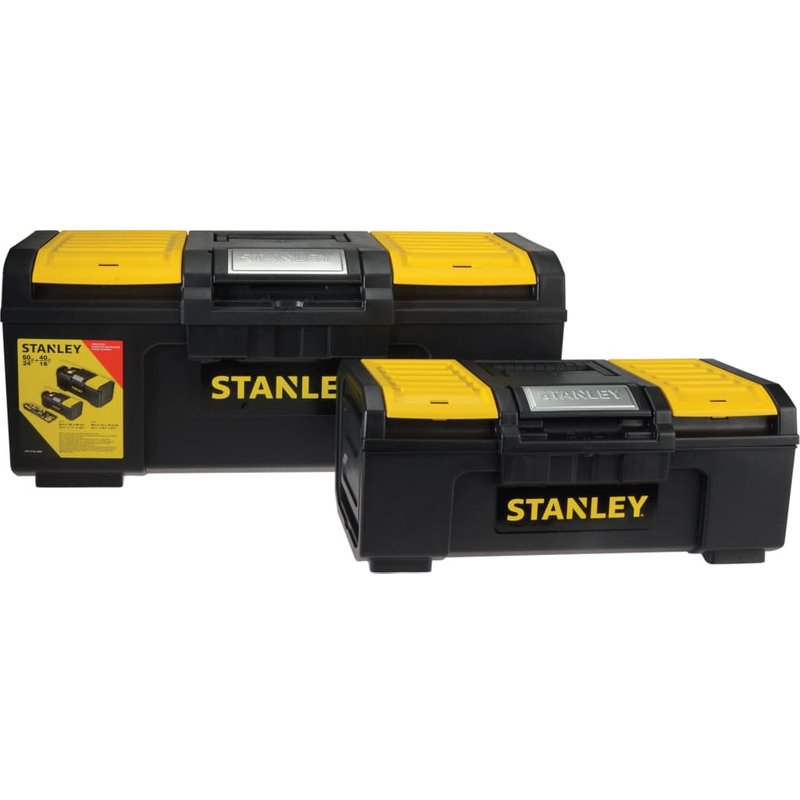 STANLEY® Hand Tools One Touch DIY Toolbox 2 Pack 1 x 41cm (16in) & 1 x 60cm (24in) STST1-71184