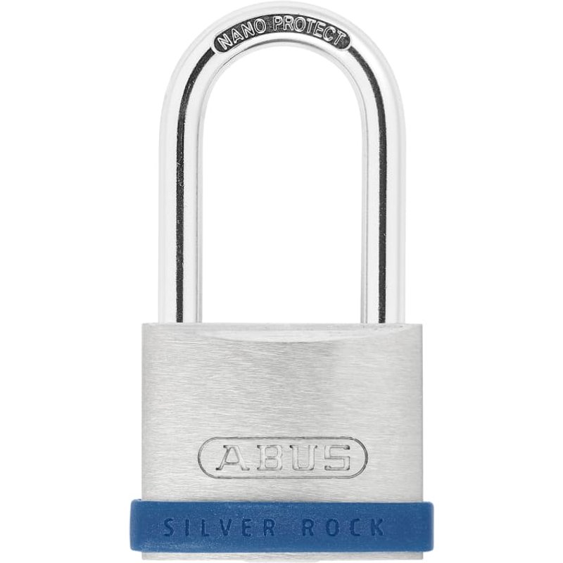 ABUS Mechanical 40mm Silver Rock™ 5 Padlock Long Shackle 40mm Keyed Alike 10080880-01