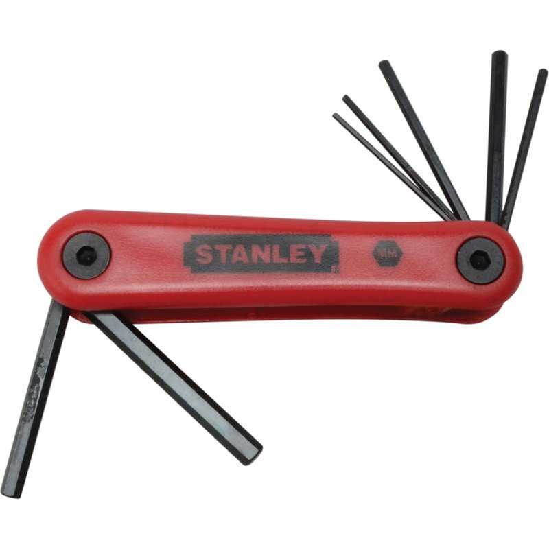 STANLEY® Hand Tools Metric Folding Hexagon Key Set,7 Piece 4-69-261