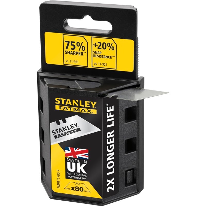 STANLEY® Hand Tools FatMax® Heavy-Duty Blades (Dispenser of 100) FMHT11700-9