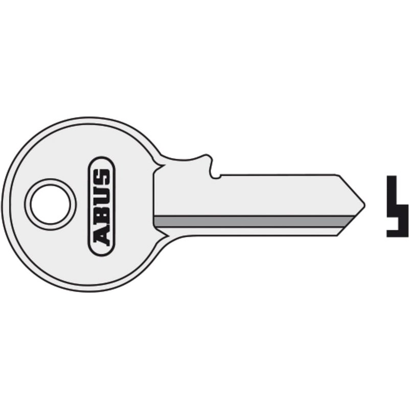 ABUS Mechanical 55/40 40mm Key Blank 10002882-01