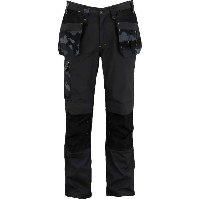 STANLEY® Clothing Dixon Slim Fit Trousers Black Camouflage Waist 32in Leg R STW40057-204