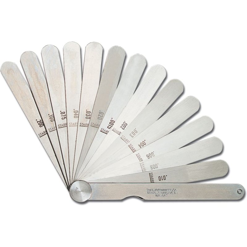 Starrett 467M Feeler Gauge 13 Piece Set 0.04-5mm CX577