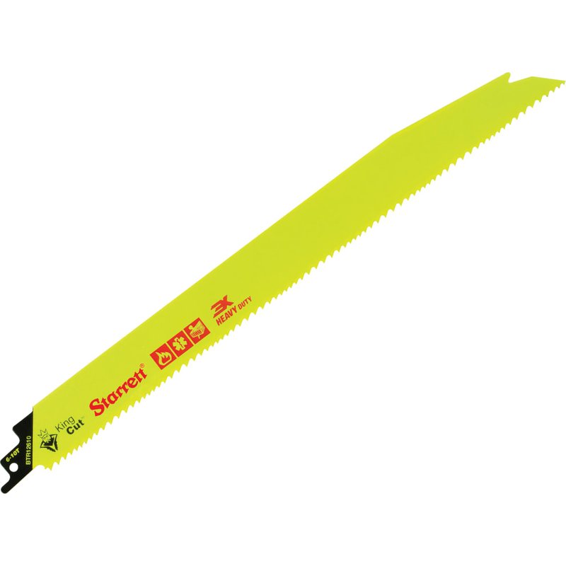 Starrett BTR12610-5 Bi-Metal King Cutâ„¢ Demolition Blade 300mm 6-10 TPI (Pack 5) BTR12610-5
