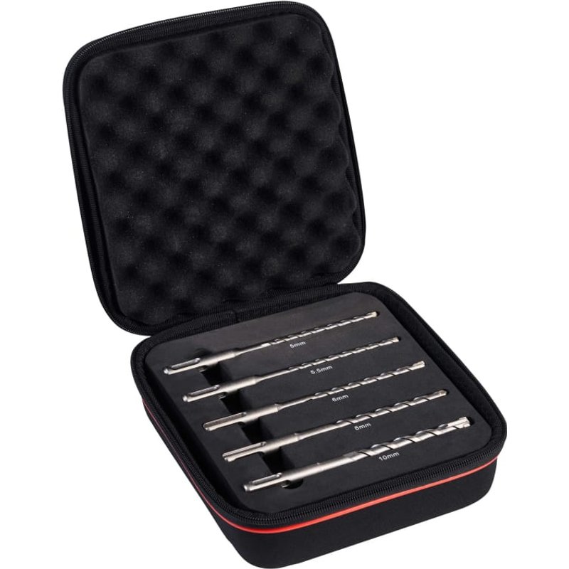 Starrett SDS Plus 4 Point Drill Bit Set, 5 Piece KBPXK05