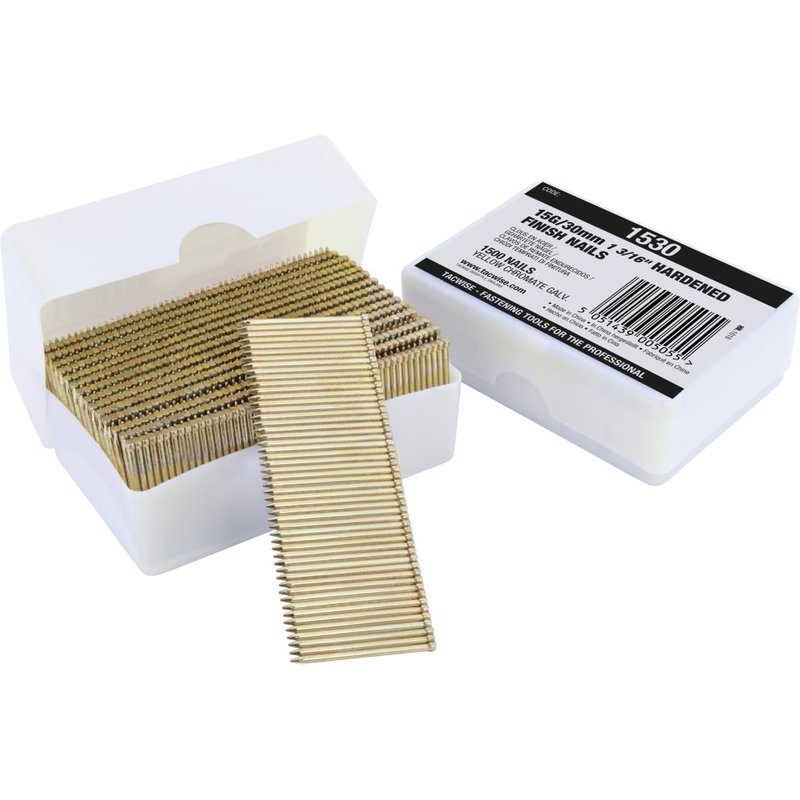Tacwise 15 Gauge Hardened Finish Nails 30mm (Pack 1500) 1530