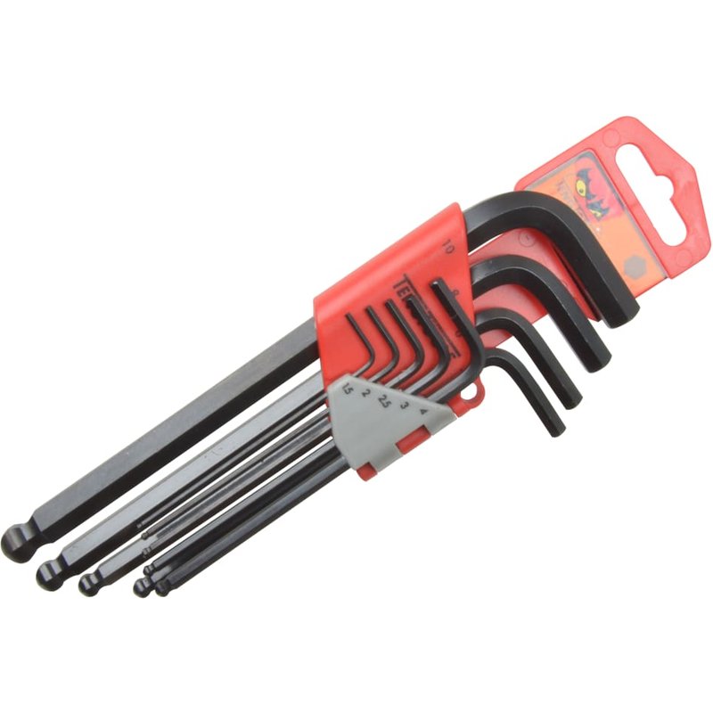 Teng Metric Ball Point Hexagon Key Set, 9 Piece 1479MM
