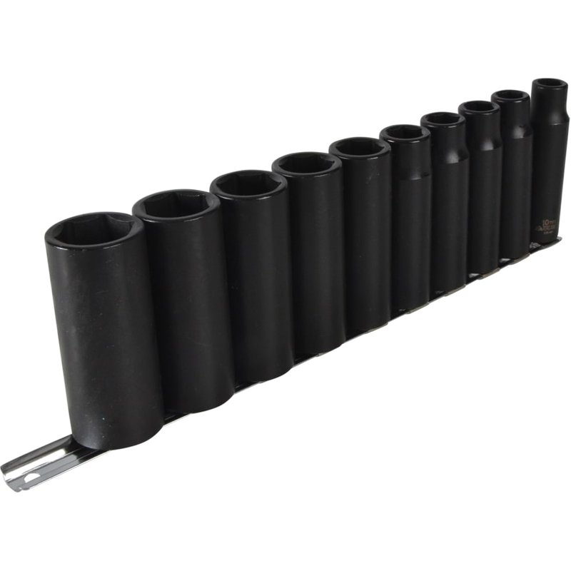 Teng 1/2in Drive 9126 Deep Impact Socket Set, 10 Piece 9126