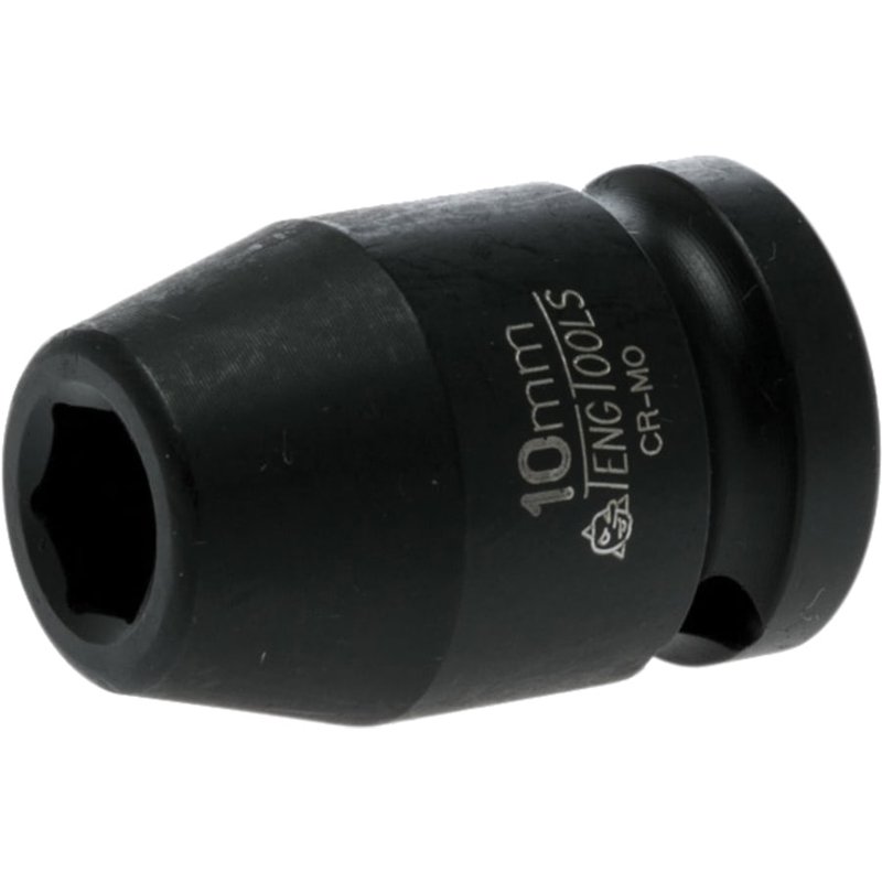 Teng Impact Socket Hexagon 6-Point 1/2in Drive 10mm 920510N