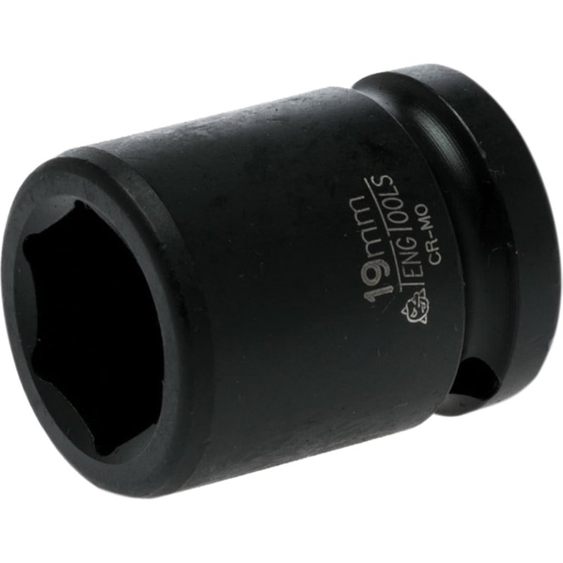 Teng Impact Socket Hexagon 6-Point 1/2in Drive 19mm 920519N1