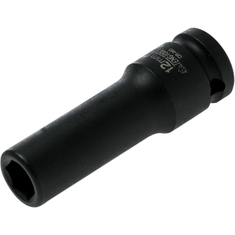 Teng Deep Impact Socket Hexagon 6-Point 1/2in Drive 12mm 920612N