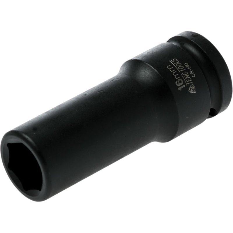 Teng Deep Impact Socket Hexagon 6-Point 1/2in Drive 16mm 920616N