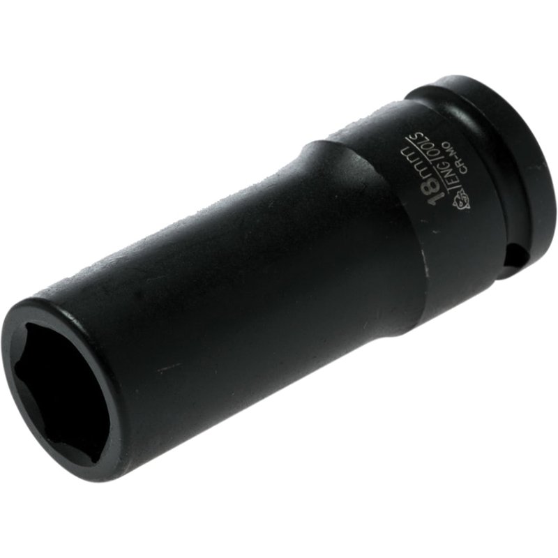 Teng Deep Impact Socket Hexagon 6-Point 1/2in Drive 18mm 920618N