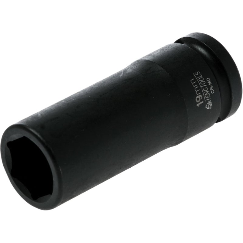 Teng Deep Impact Socket Hexagon 6-Point 1/2in Drive 19mm 920619N