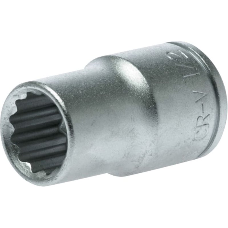Teng Bi-Hexagon Socket 12-Point Regular A/F 1/2in Drive 1/2in
