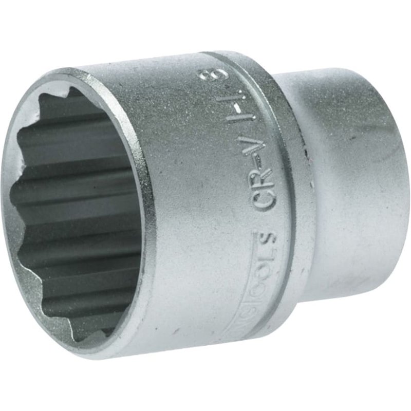 Teng Bi-Hexagon Socket 12-Point Regular A/F 1/2in Drive 1.1/8in