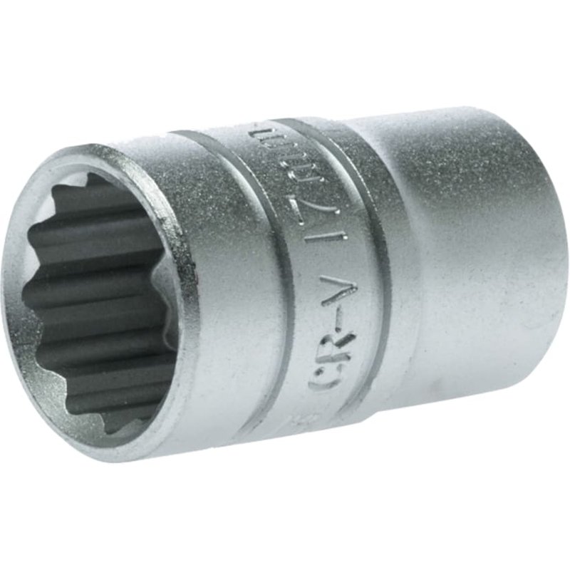 Teng Bi-Hexagon Socket 12-Point 1/2in Drive 17mm M120517-C