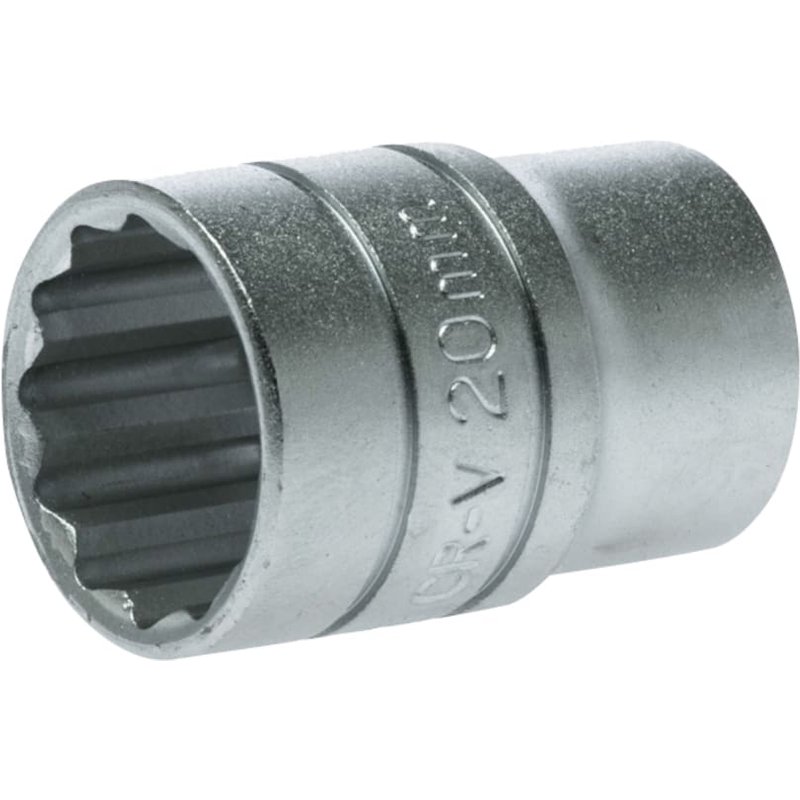 Teng Bi-Hexagon Socket 12-Point 1/2in Drive 20mm M120520-C