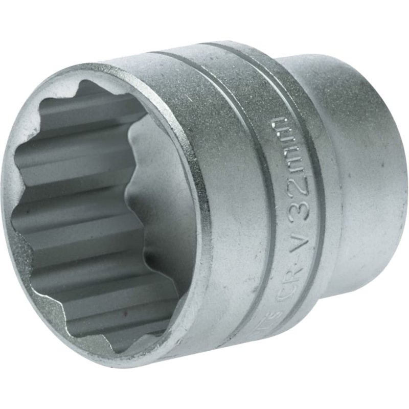 Teng Bi-Hexagon Socket 12-Point 1/2in Drive 32mm M120532-C