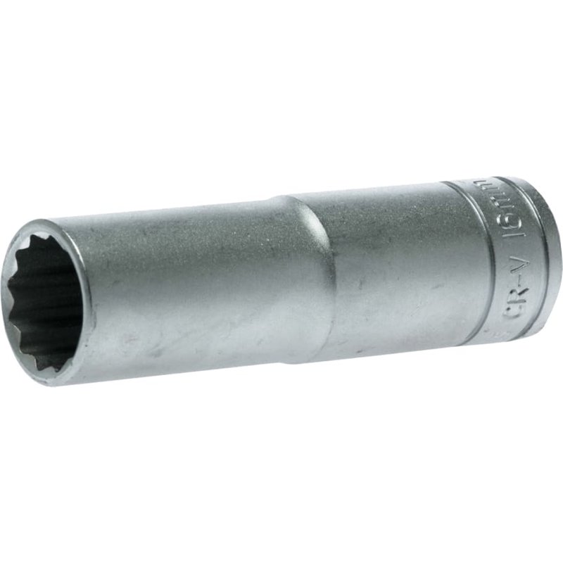 Teng Bi-Hexagon Socket Deep 12-Point 1/2in Drive 16mm M120616C