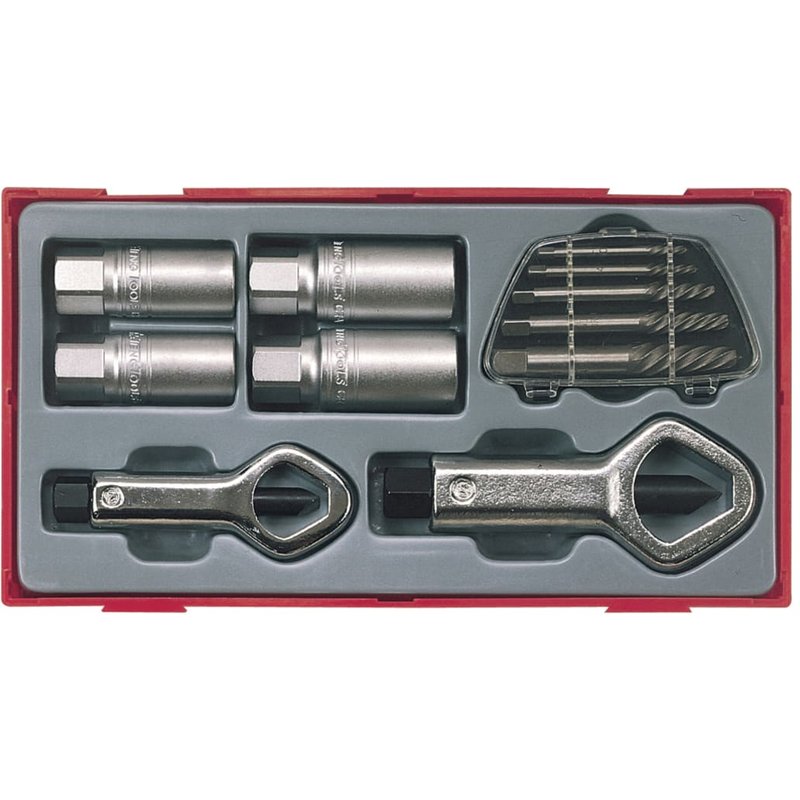Teng TTSN11 Stud & Nut Remover Set, 11 Piece TC29