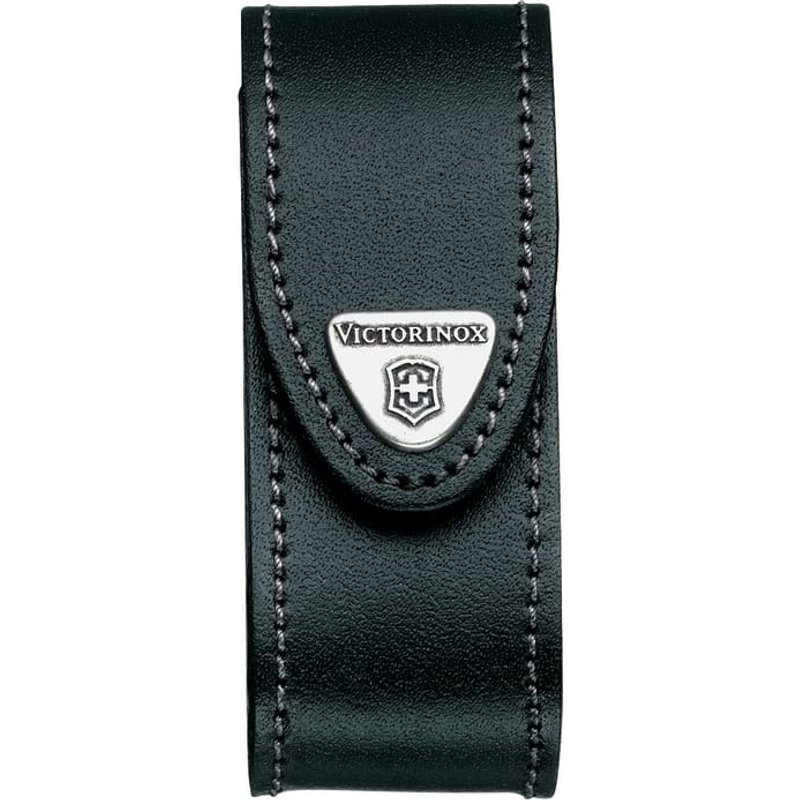 Victorinox Black Leather Belt Pouch (2-4 Layer) 4.0520.3B1
