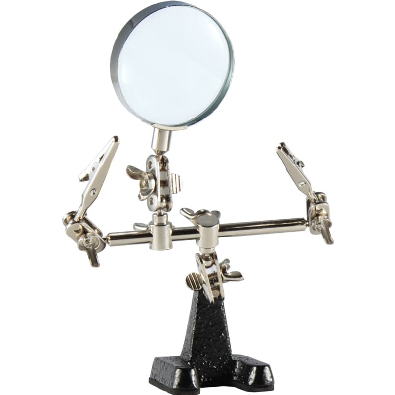 Weller Helping Hands Holder - 2 Arms & Magnifier WLACCHHB-02