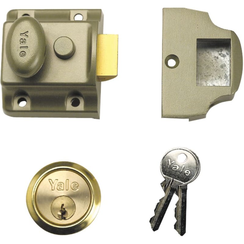 Yale Locks 723 Deadlatch 40mm Backset ENB Finish Box 6.30723E+11