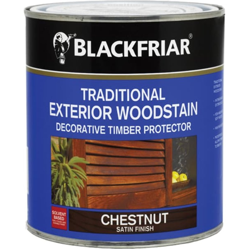 Blackfriar Traditional Exterior Woodstain Brown Mahogany 250ml BF0010006F1