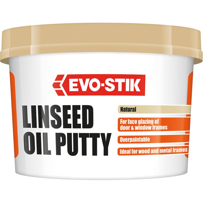 Bostik Multi Purpose Linseed Oil Putty Natural 1kg 30811444